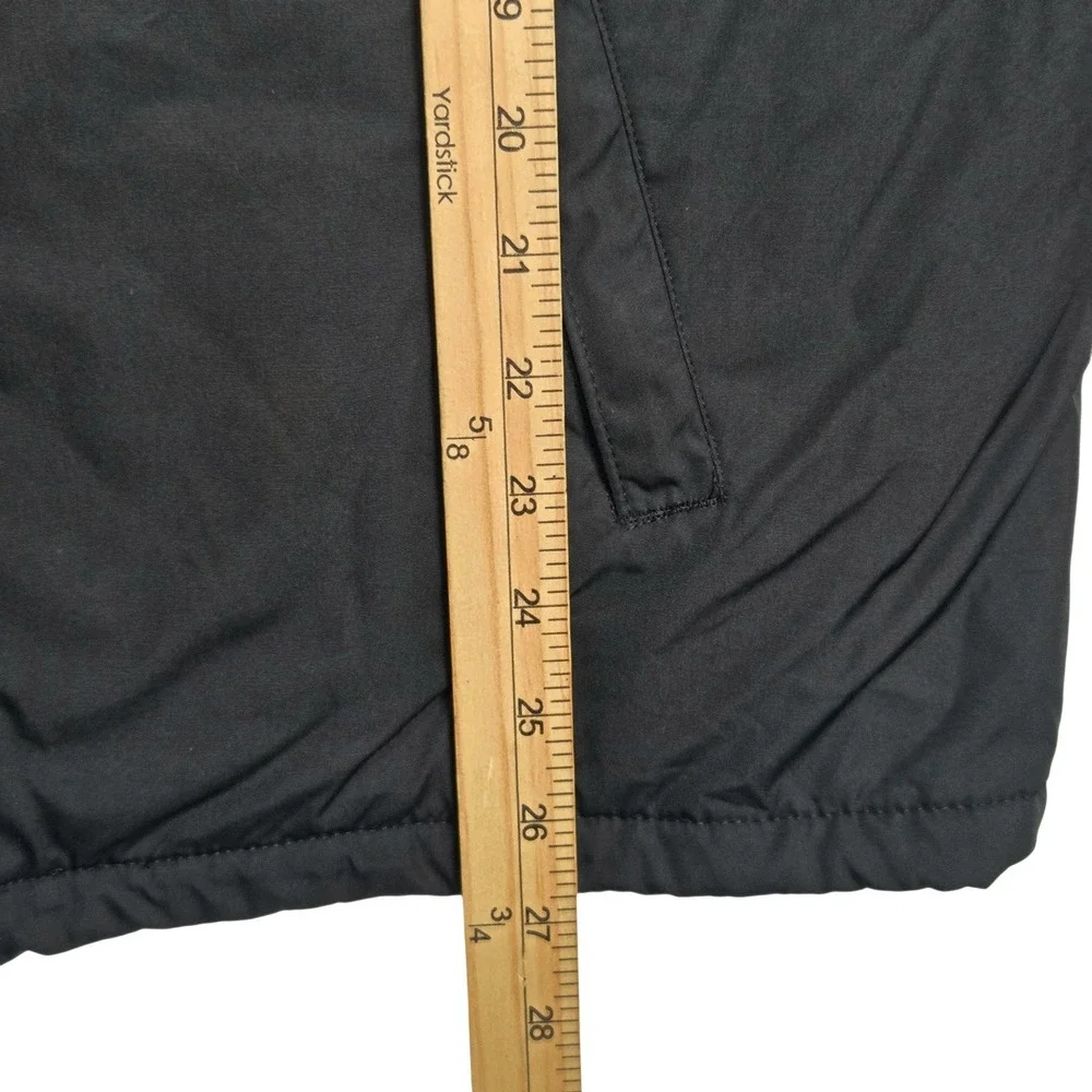 Vtg Polo‎ Ralph Lauren Jacket Fleece Lined Mens Large Black Removeable Hooded